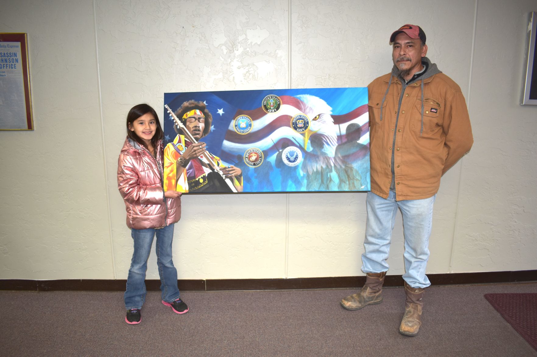 Artist donates painting to Chickasha DAV